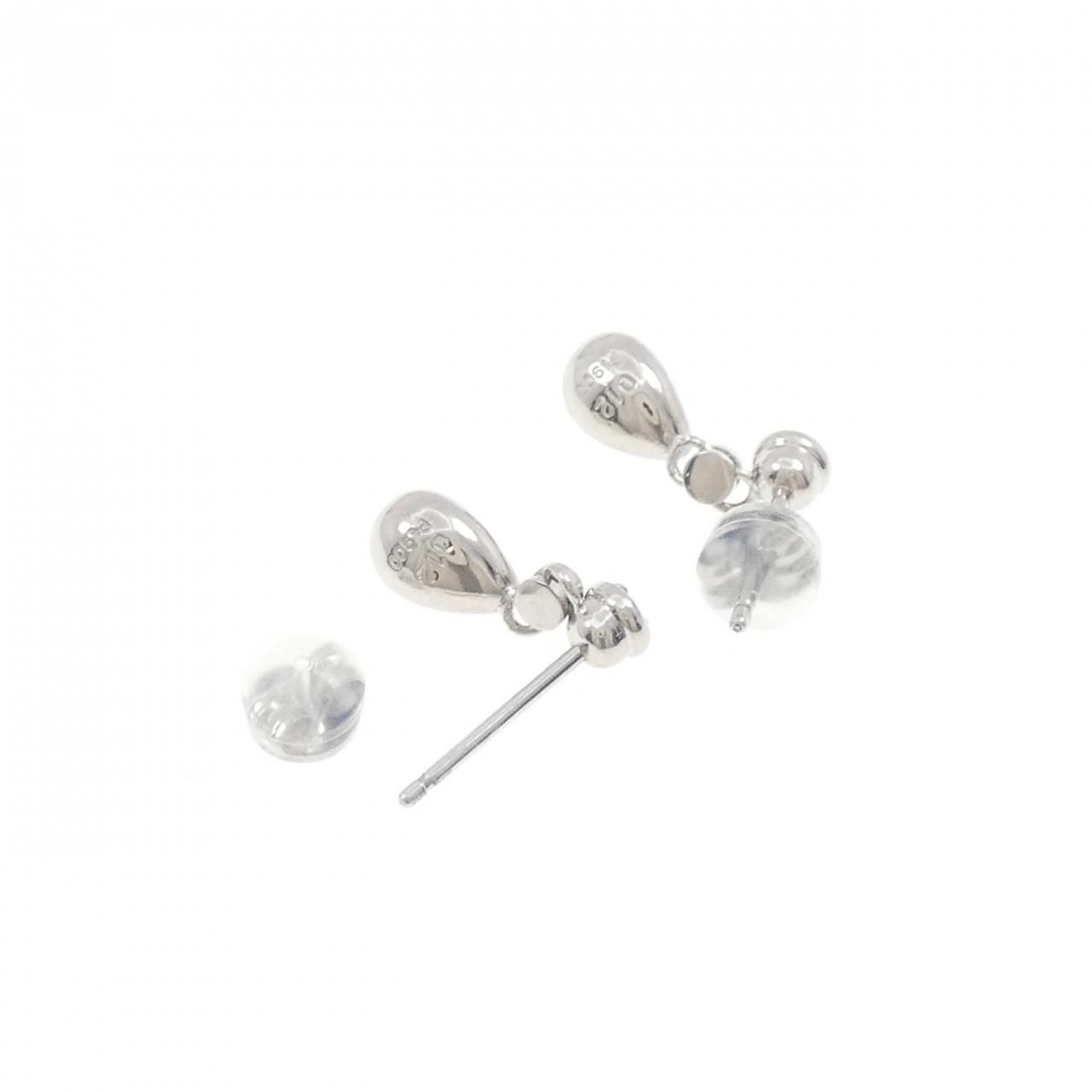 pt900 ダイヤモンドピアス　重量1.2g 査定&クリーニング済 PT900 ダイヤモンド ピアス 0.24CT - メルカリ