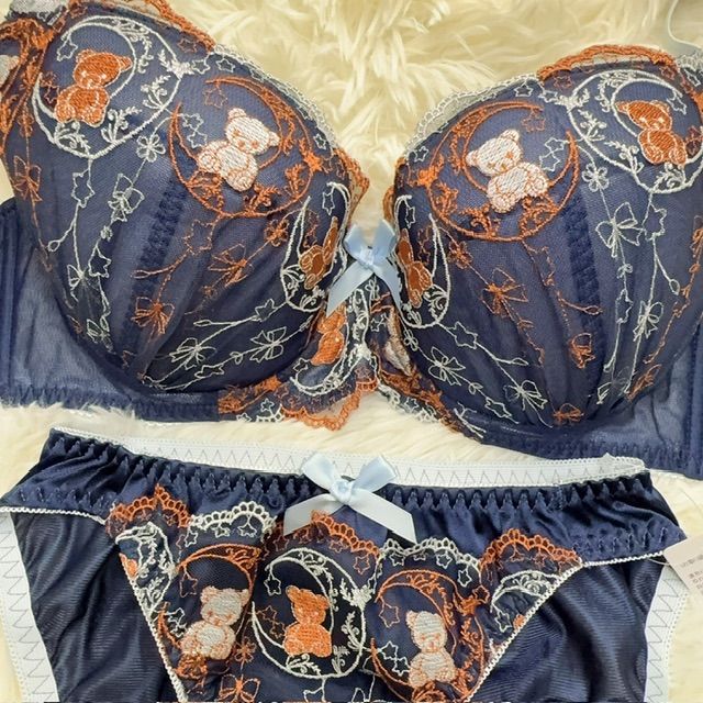 ブラショーツセット H70/M クマ柄 くま 可愛い キュート 姫かわ 夢かわ