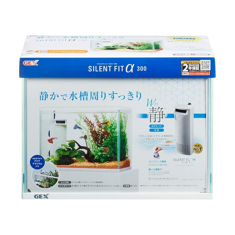 GEX AQUARIUM ポリスチレン サイレントフィット アルファ 300 静音・省電力フィルター付 サカナ用 0 4,295円