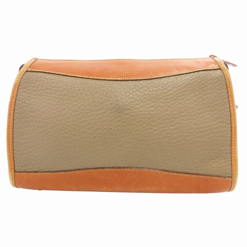 DOONEY&BOURKE シボ革ショルダーバッグ フラップ アイボリー USA 