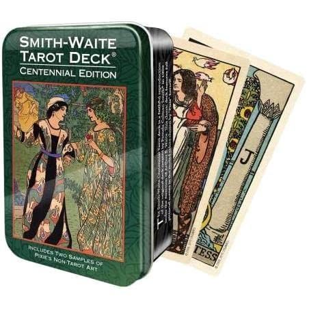 ラスト1点】【スミス・ウェイト・センテニアル・タロット（缶入り