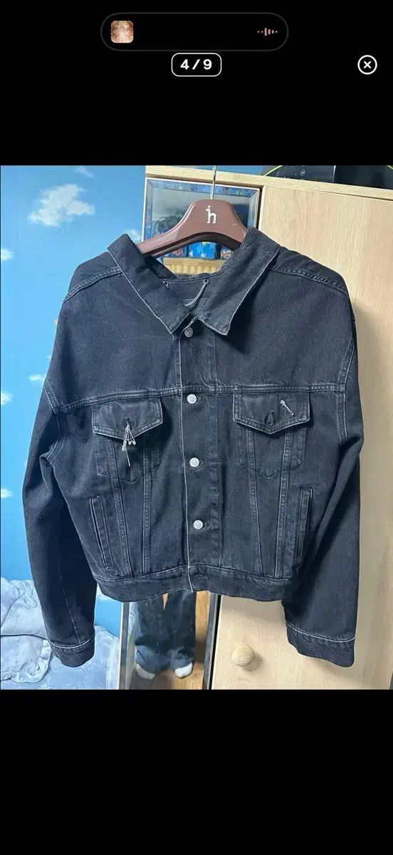 バレンシアガ 15 ブラックデニム SWING デニムジャケット 44 - メルカリ