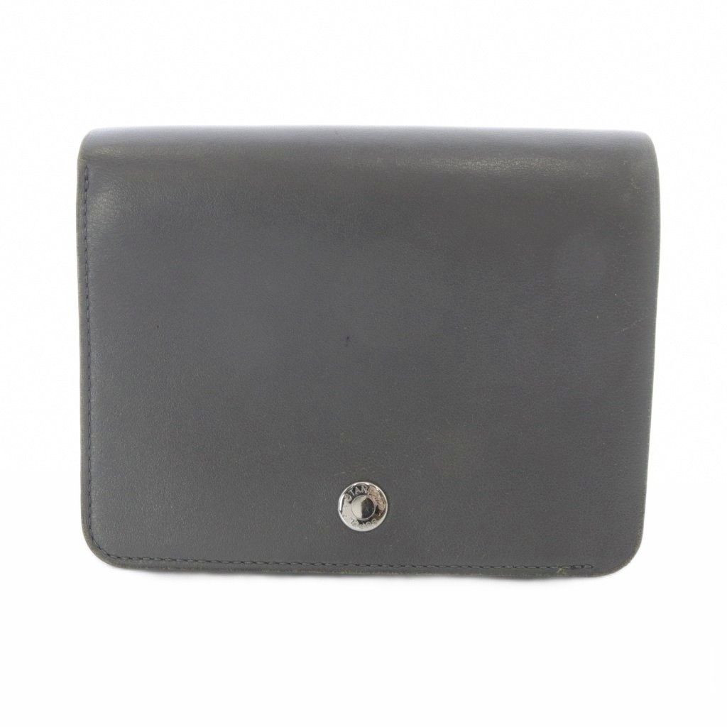 スタンダードサプライ standard supply 二つ折り財布 レザー グレー