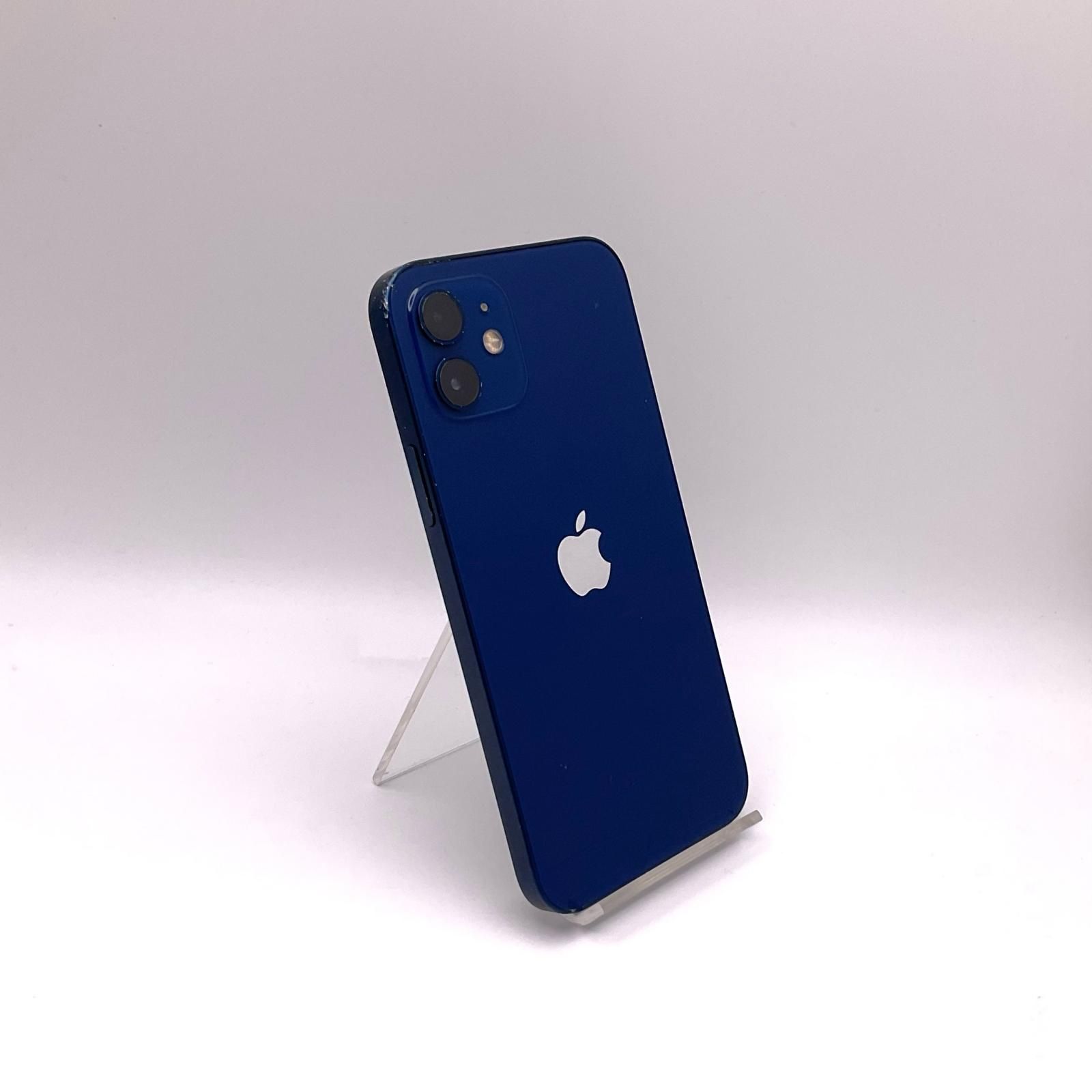 iPhone/iPhone12/本体/ジャンク/au/動作確認済み 全額返金保証】【最速発送】 iPhone 12 64GB ブルー au 白ロム 動作