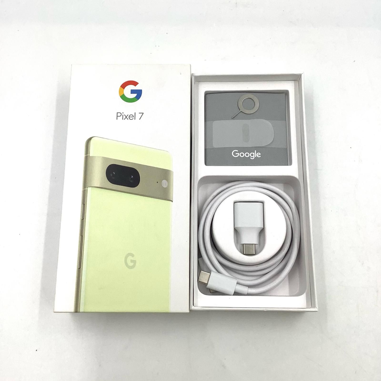 Google Pixel 7 128GB レモングラス G03Z5 白ロム 動作確認済【全額