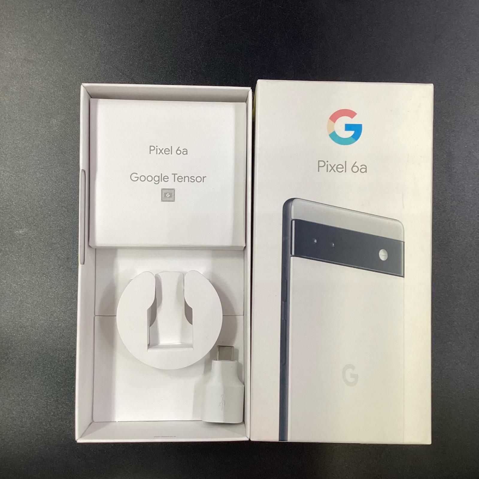 Google Pixel 6a 128GB Chalk Softbank GB17L 白ロム 動作確認済【全額