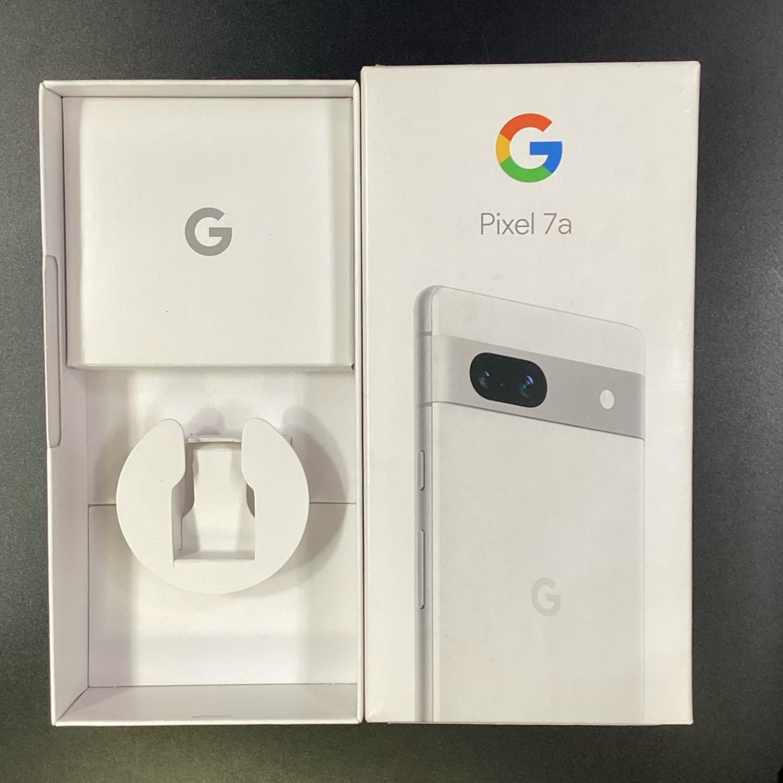Google Pixel 7a 128GB スノー docomo SIMフリー G82U8 白ロム 美品