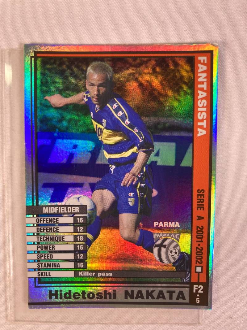 希少】panini WCCF 2001-2002 Hidetoshi Nakata ヒデトシ ナカタ