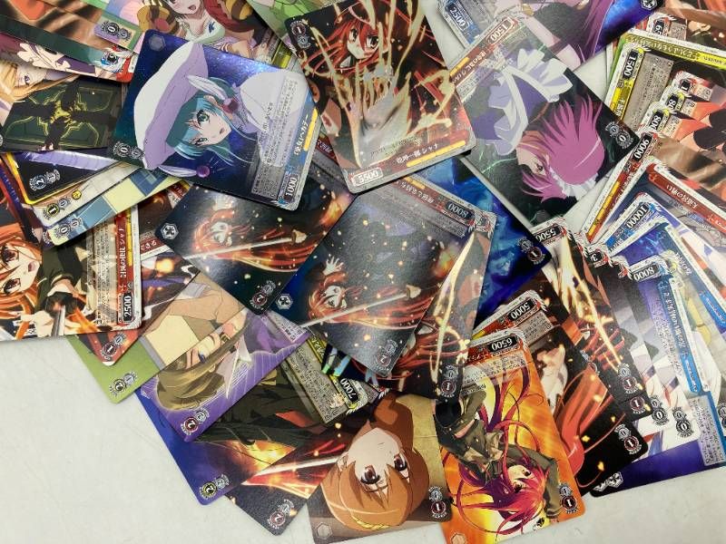 大量まとめ】ヴァイスシュヴァルツ 灼眼のシャナ 約120枚 デッキ素材