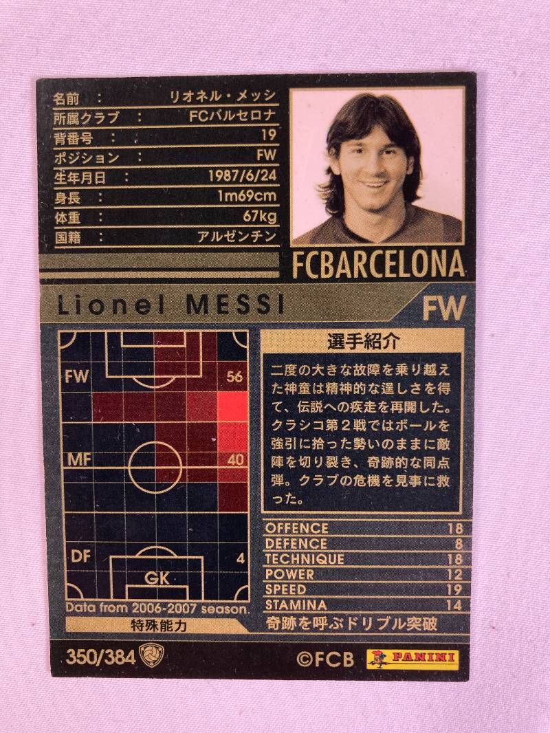 激レア2006年コンペンションプラチナム　リオネル・メッシ 激レア2006年コンペンションプラチナム リオネル・メッシ 激レア2006年