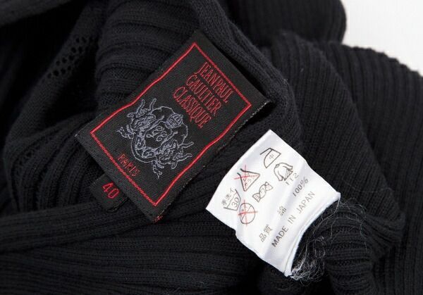 リ*ブ様 jean paulgaultier ゴルチェ　リブニット40 リ*ブ様 jean paulgaultier ゴルチェ リブニット40
