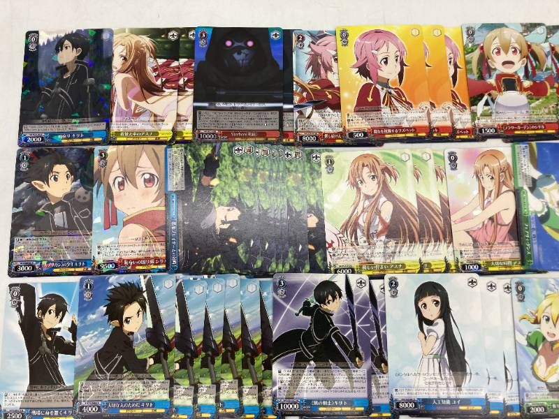 まとめ】ヴァイスシュヴァルツ SAO ソードアートオンライン 約50枚