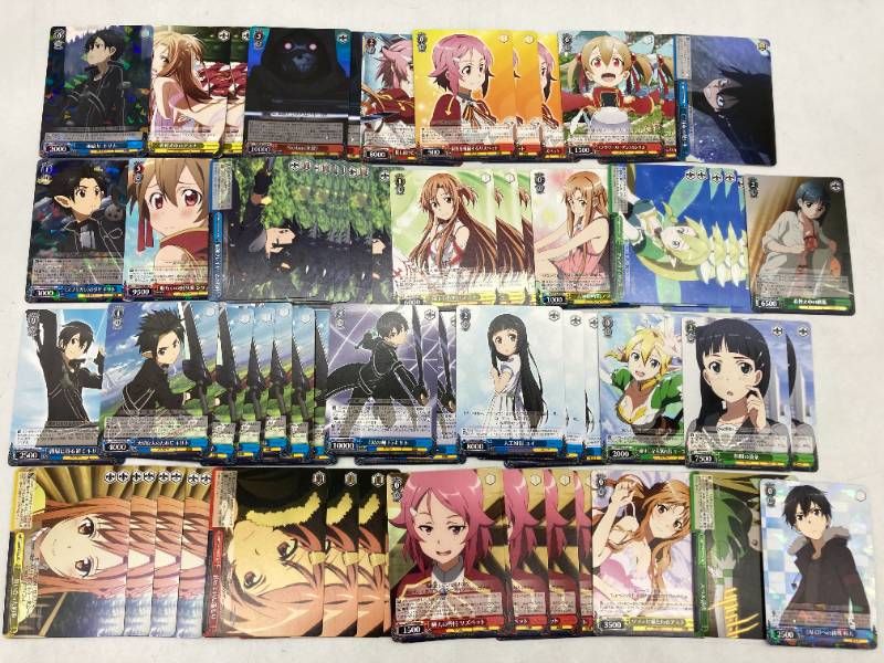 まとめ】ヴァイスシュヴァルツ SAO ソードアートオンライン 約50枚