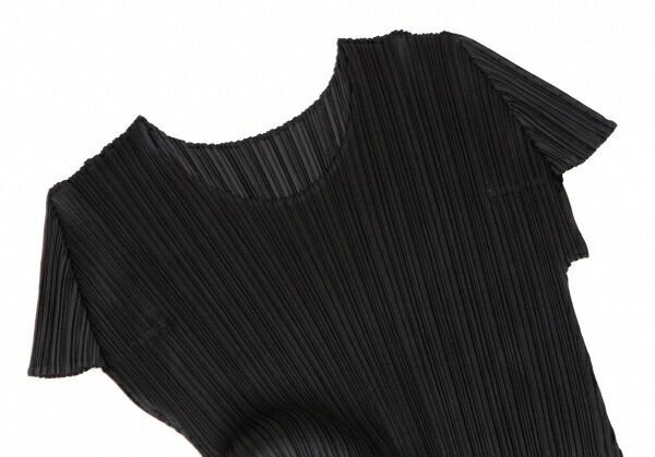 裾ドローコードアシンメトリーワンピース 黒3