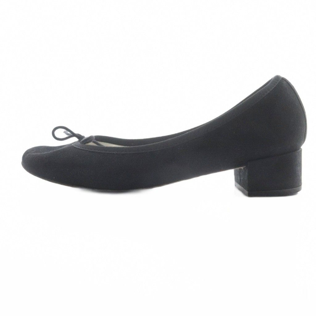 レペット バレエシューズ パンプス スエード リボン 37 黒 - メルカリ