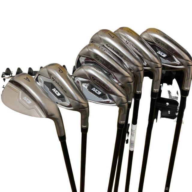 中古】 テーラーメイド M3 8S アイアンセット IR 純正特注シャフト