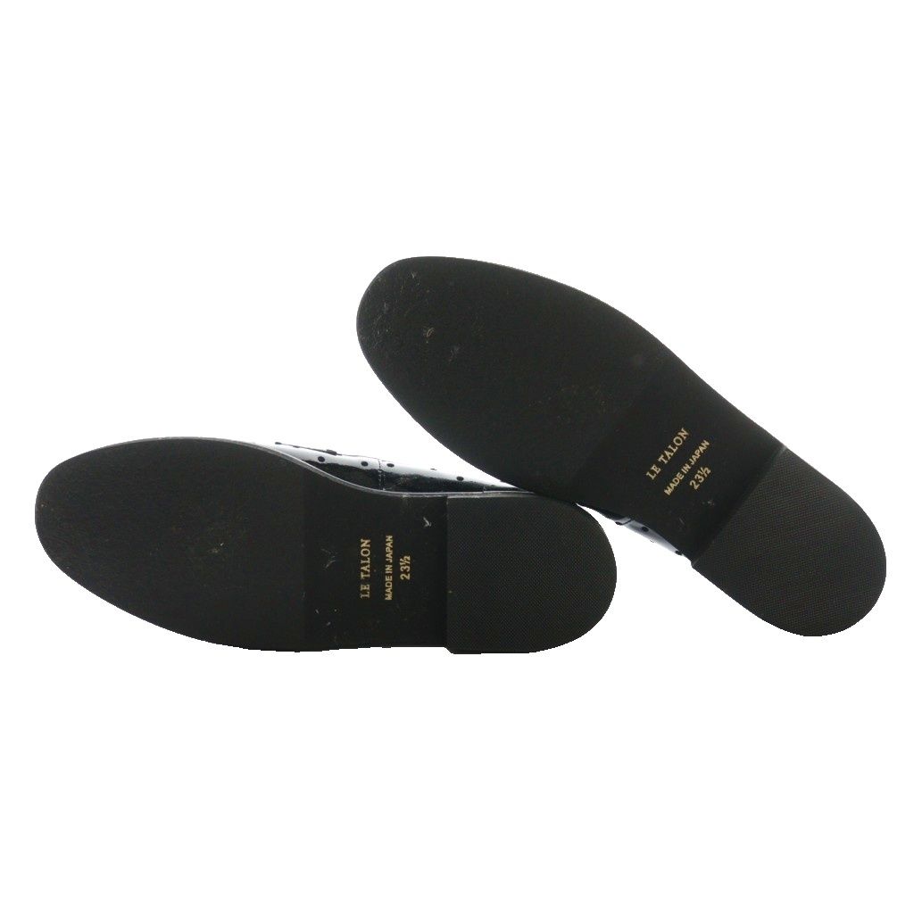 ルタロン Le Talon エナメルドットコインローファー 23.5cm 黒