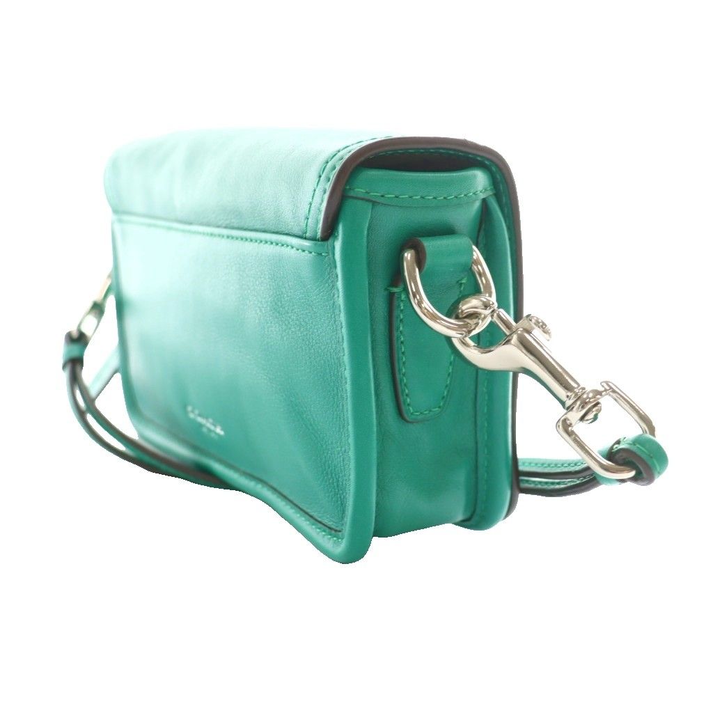 コーチ COACH レガシー ペニー ショルダーバッグ 緑 グリーン /SS □OS