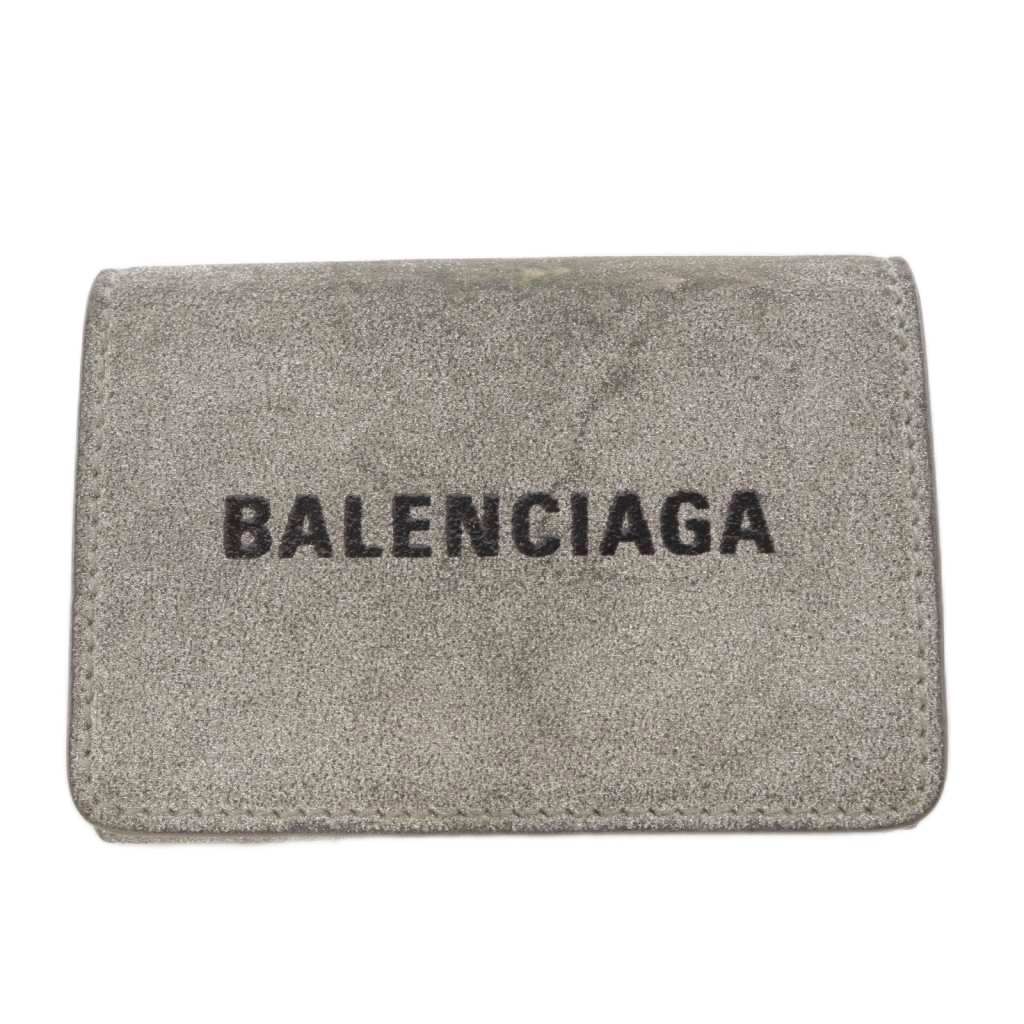 バレンシアガ BALENCIAGA ブリデイ ミニウォレット グリッター 三