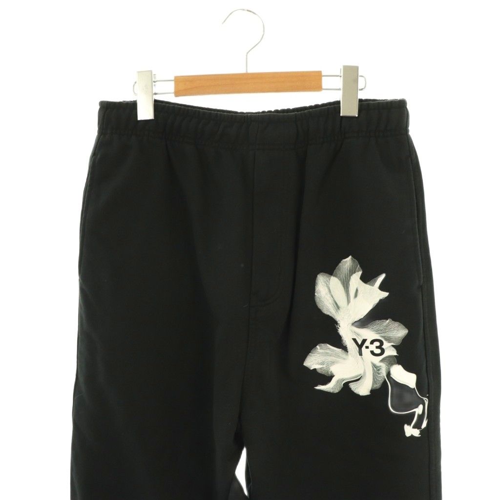 【中古】ワイスリー Y-3 IN4339 GFX FT PANTS スウェットパンツ ジョガーパンツ S/P ブラック ホワイト /ES ■OS ワイスリー Y-3 IN4339 GFX FT PANTS スウェットパンツ ジョガーパンツ