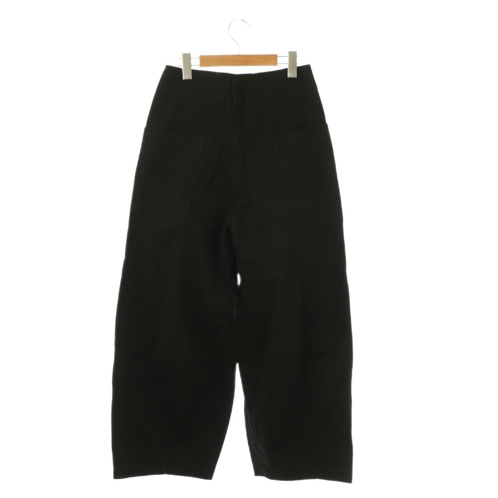 【中古】リーブス 24SS アパルトモン取り扱い CURVE PANTS パンツ ジッパーフライ 29 ブラック /DO ■OS リーブス REVES 24SS アパルトモン取り扱い CURVE PANTS パンツ