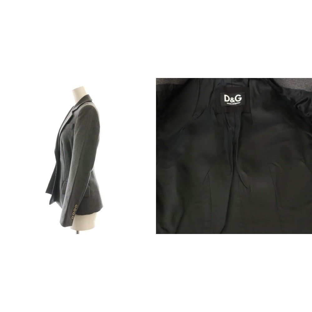 ディー&ジー ドルガバ ドルチェ&ガッバーナ D&G ウールジャケット
