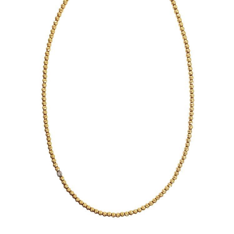 SJX エスジェイエックス GOLD GLITTER NECKLACE ゴールド グリッター