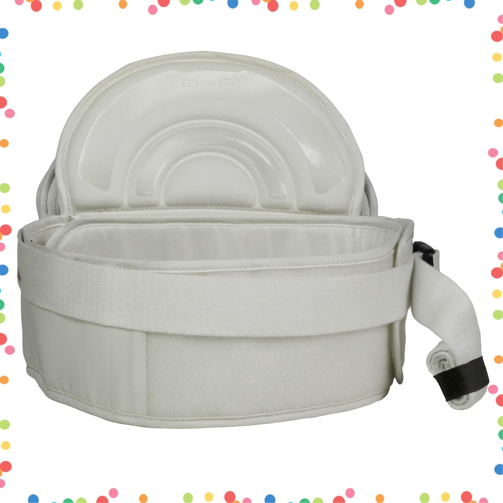 特価商品】C310 DaG1 アイボリーホワイト ヒップシート TeLasbaby