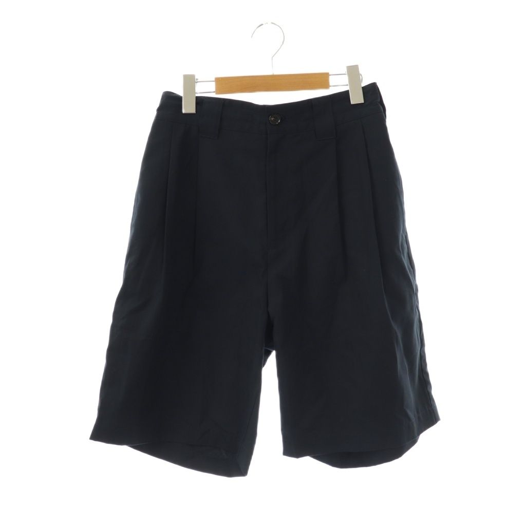 エブリワン everyone TWO TUCK COTTON WIDE SHORT PANTS ショート