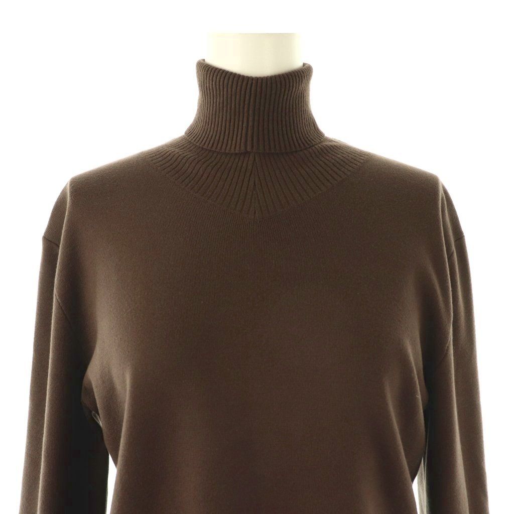 【美品】フォクシー タートルネックニット セーター ウール100％ 茶ブラウン 2026年最新】Yahoo!オークション -foxey ニット タートルの中古品
