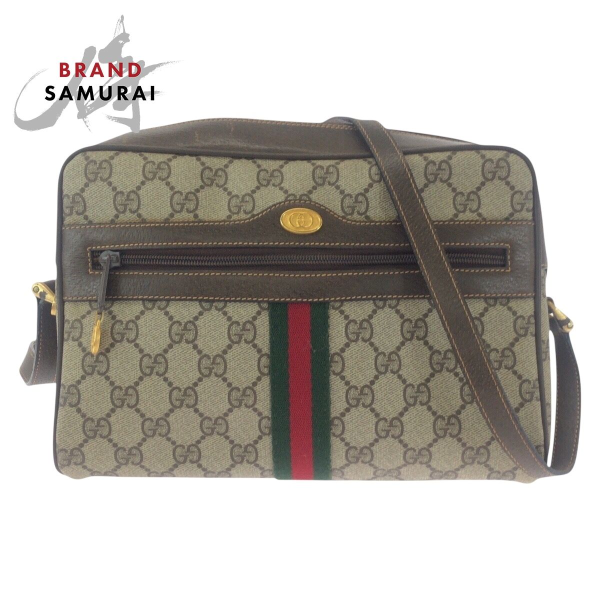 GUCCI グッチ ヴィンテージ オールドグッチ ベージュ ブラウン GG 