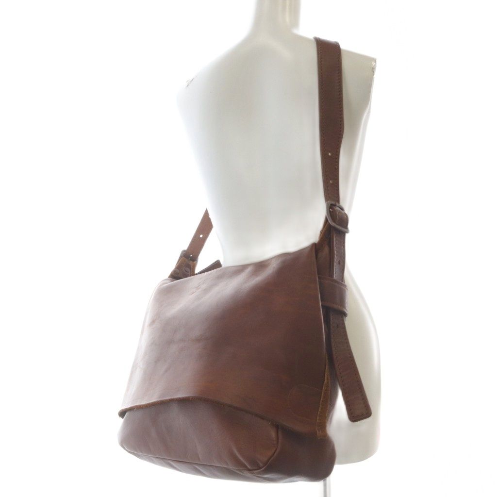 ゲンテン genten ホースレザー ショルダーバッグ 茶色 44612 - メルカリ