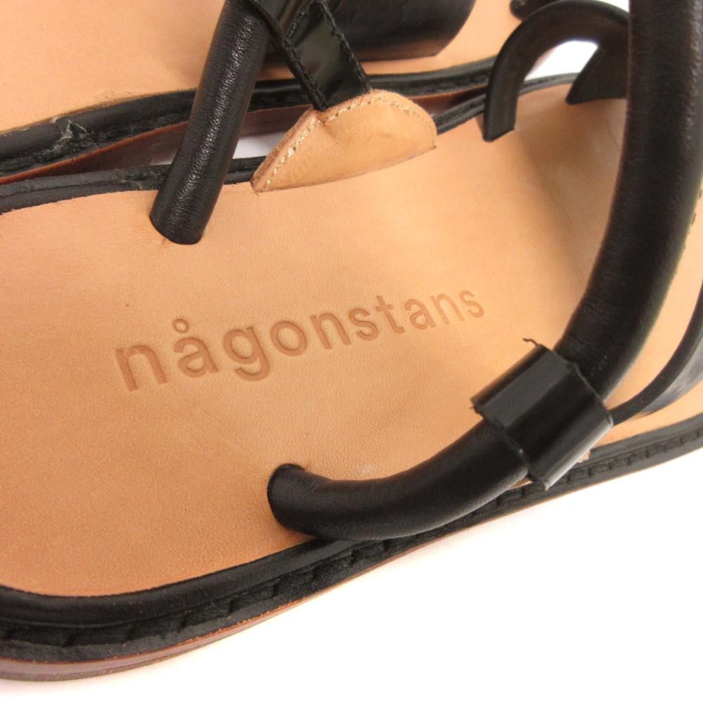 ナゴンスタンス nagonstans アシンメトリーサンダル トング レザー