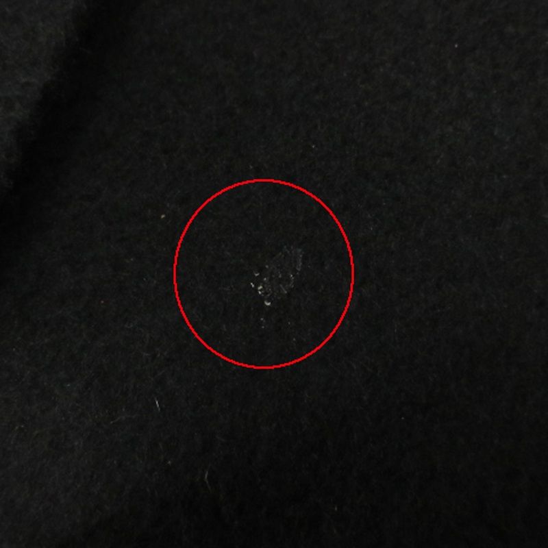 レリアン Leilian ステンカラー コート ロング カシミヤ混 ブルー