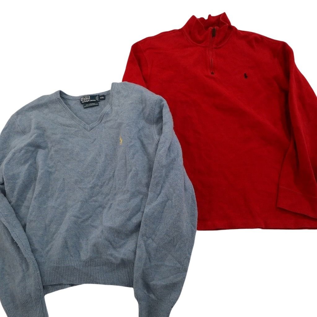未検品】古着卸 まとめ売り ラルフローレン セーター 6枚セット