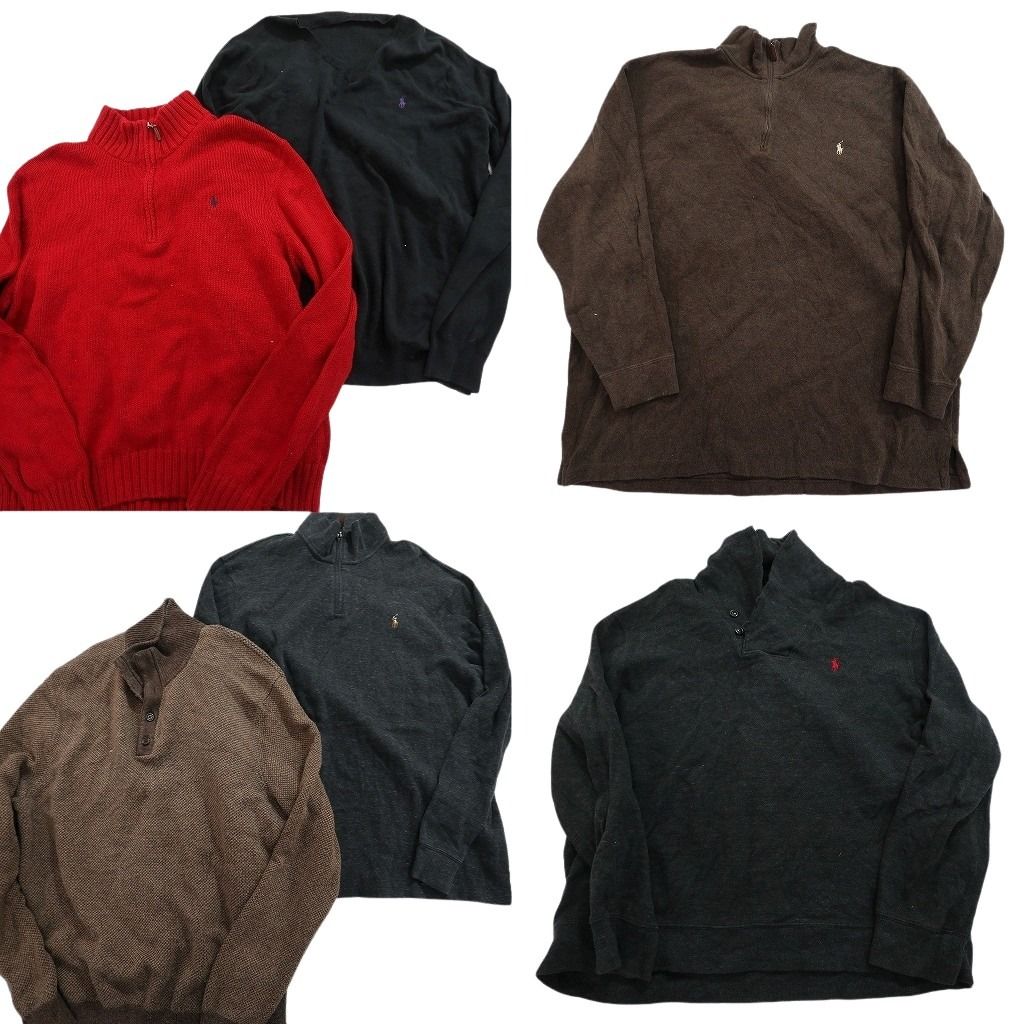 ラルフローレン　古着 中古】RalphLauren(ラルフローレン)ポロpoloハーフジップZIPメンズ