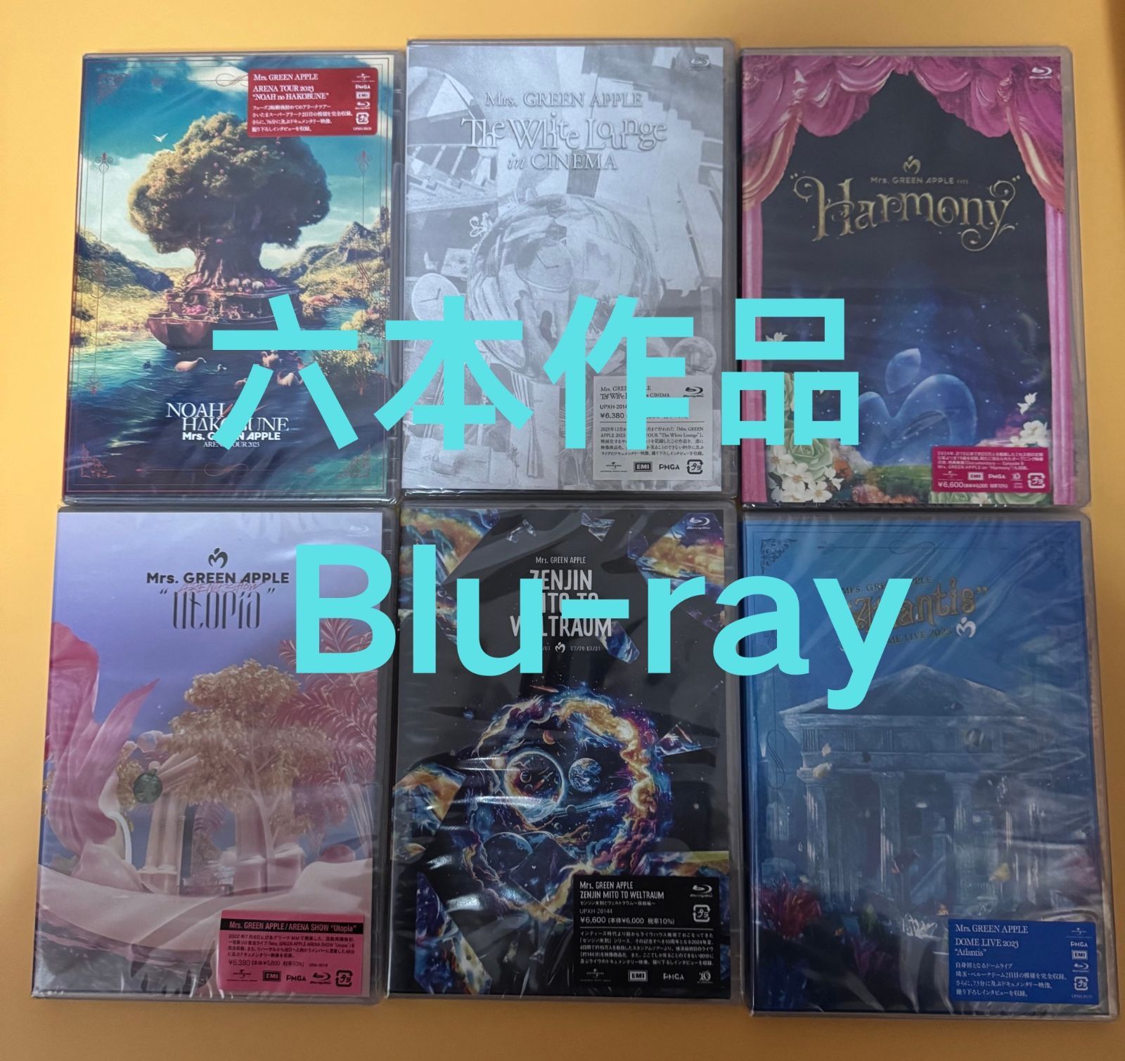 六本作品／Blu-ray／通常版／Mrs. GREEN APPLE 【未開封】即購入可能