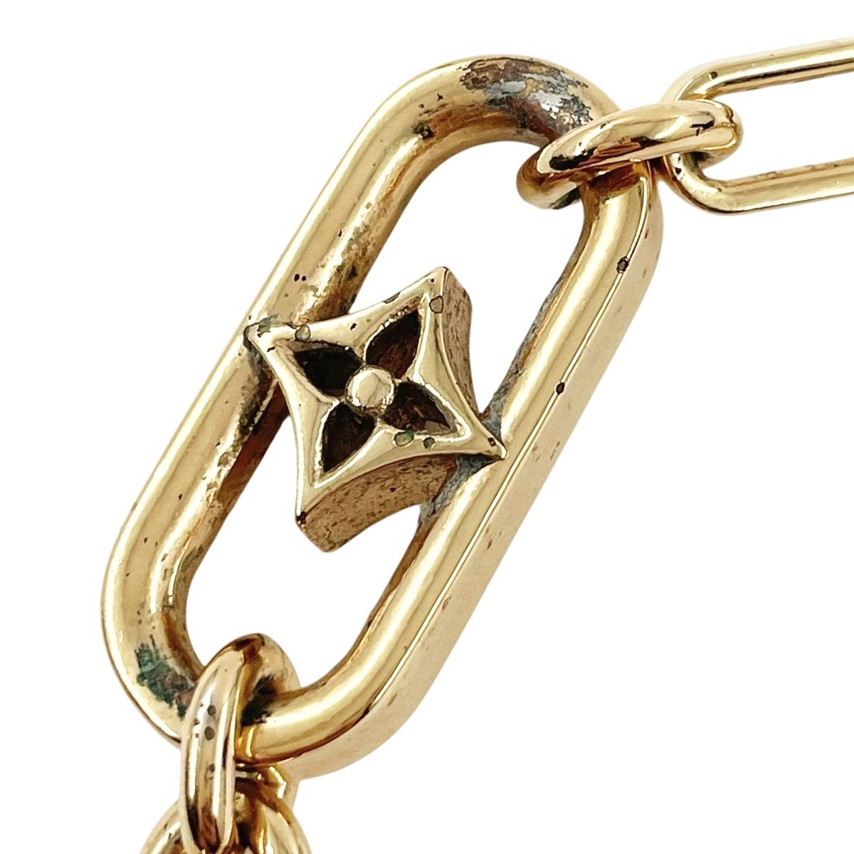 中古】 LOUIS VUITTON ルイ・ヴィトン ネックレス・マイLVチェーンGM