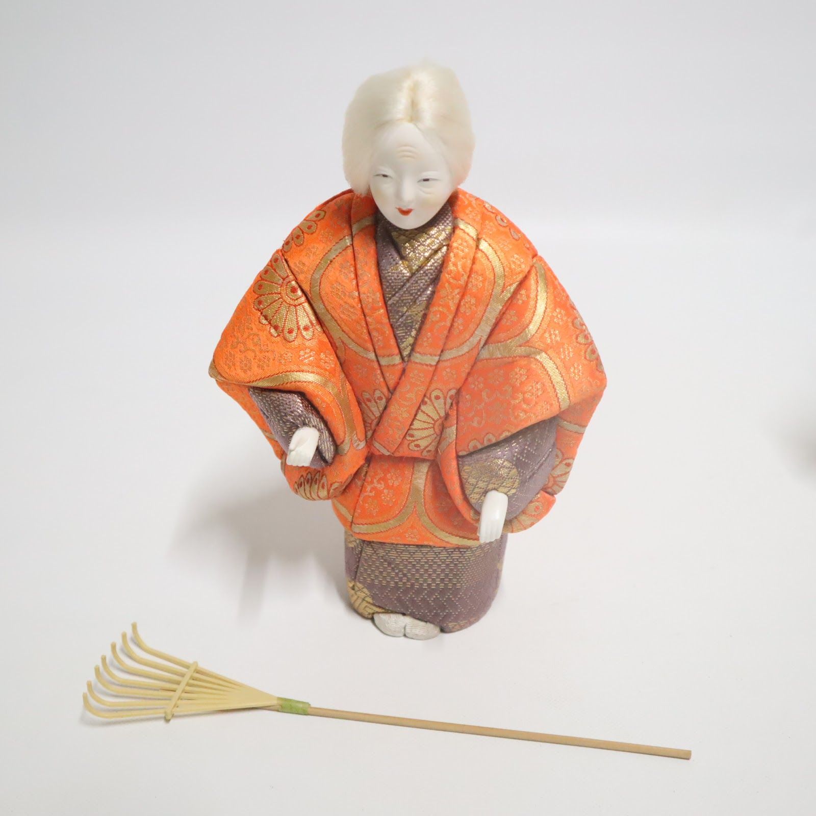 高砂人形 一対 翁 媼 日本人形 縁起物 正月飾り 夫婦円満 長寿 和室