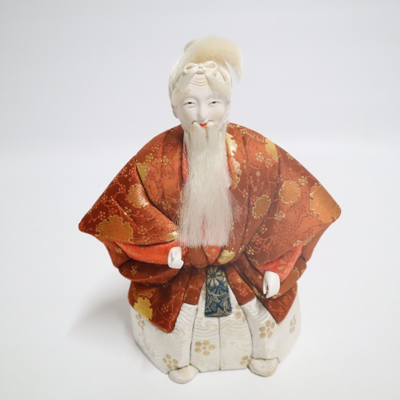高砂人形 一対 翁 媼 日本人形 縁起物 置物 中古 - メルカリ