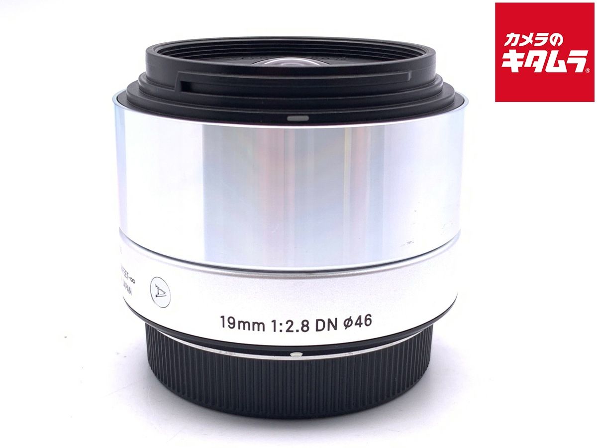 並品】 シグマ 19mm F2.8 DN マイクロフォーサーズ用 シルバー 【公式
