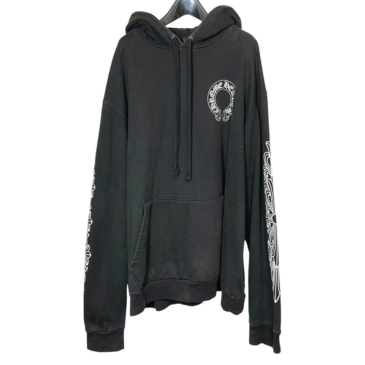 中古】CHROME HEARTS クロムハーツ HORSESHOE PULLOVER HOODIE 
