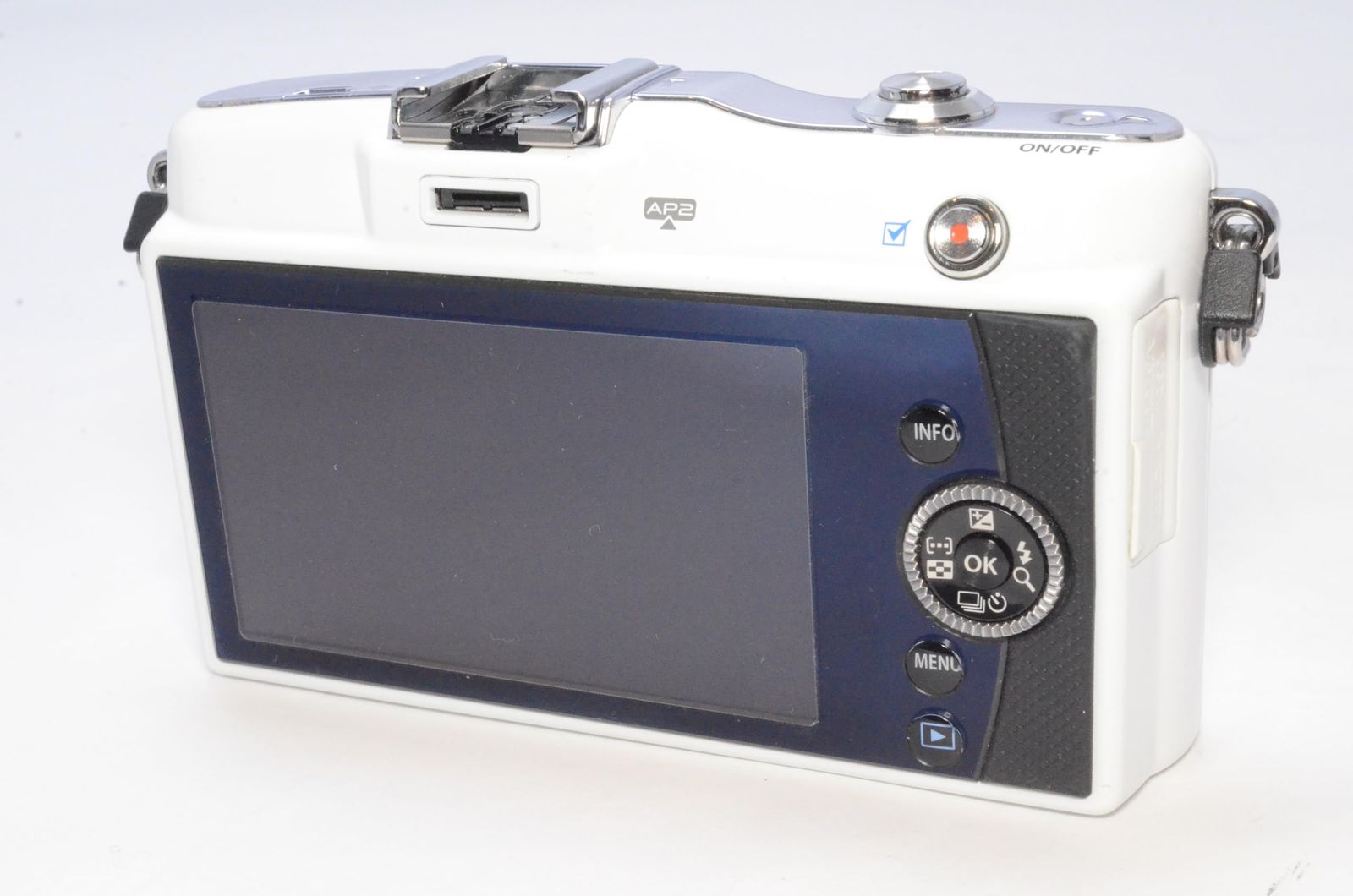革グリップ、説明書付き】OLYMPUS オリンパス PEN mini E-PM1 ボディ 
