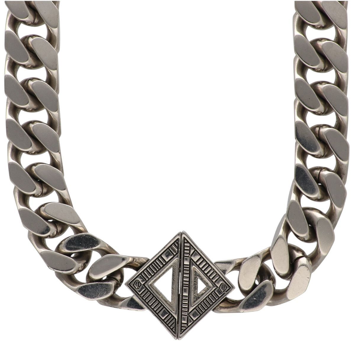 中古】Dior ディオール CDダイヤモンド チェーンリンクネックレス