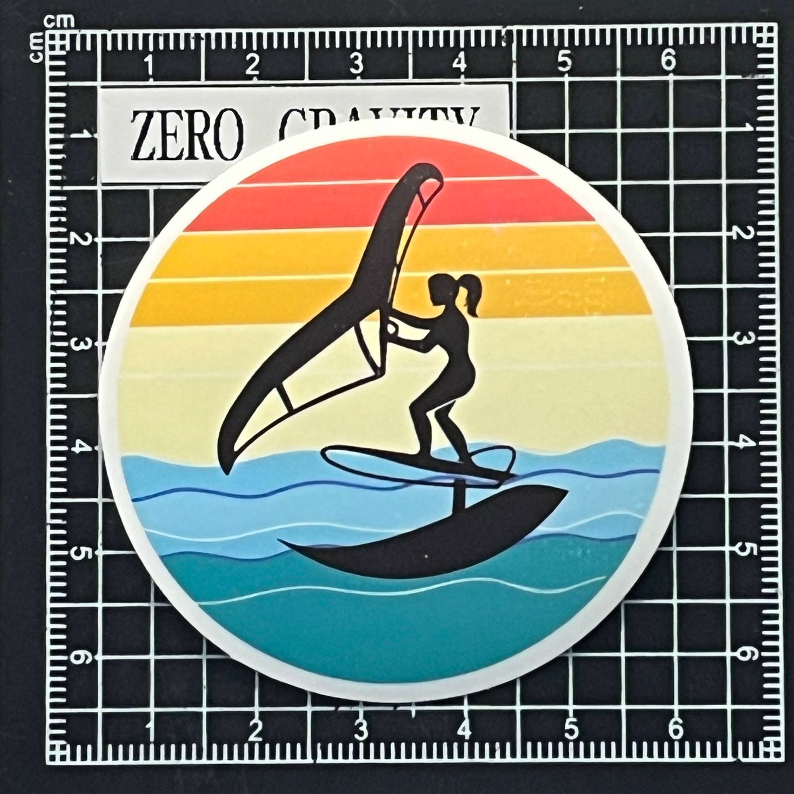 【非売品・数量限定】STS透明サーフボードステッカー ステッカー No SUP Life (スタンドアップパドルボード )・3