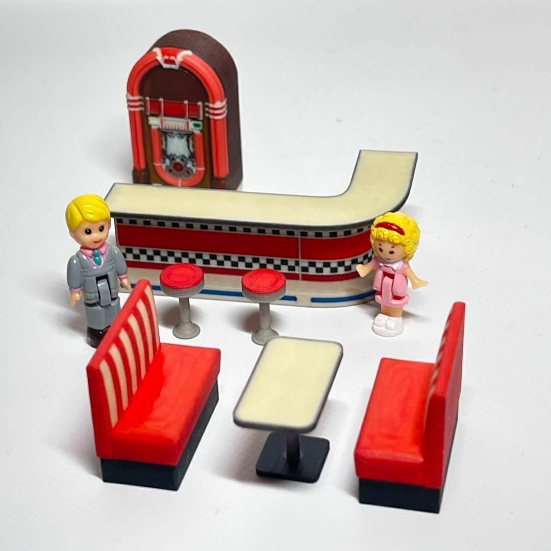 1/43 ダイナー ミニチュア フィギュアに ポーリーポケットに 1/64より