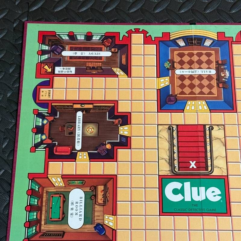 Clue、華麗なる洋館殺人事件、ボードゲーム、昭和レトロ、TOMY版 Clue、華麗なる洋館殺人事件、ボードゲーム、昭和レトロ、TOMY版