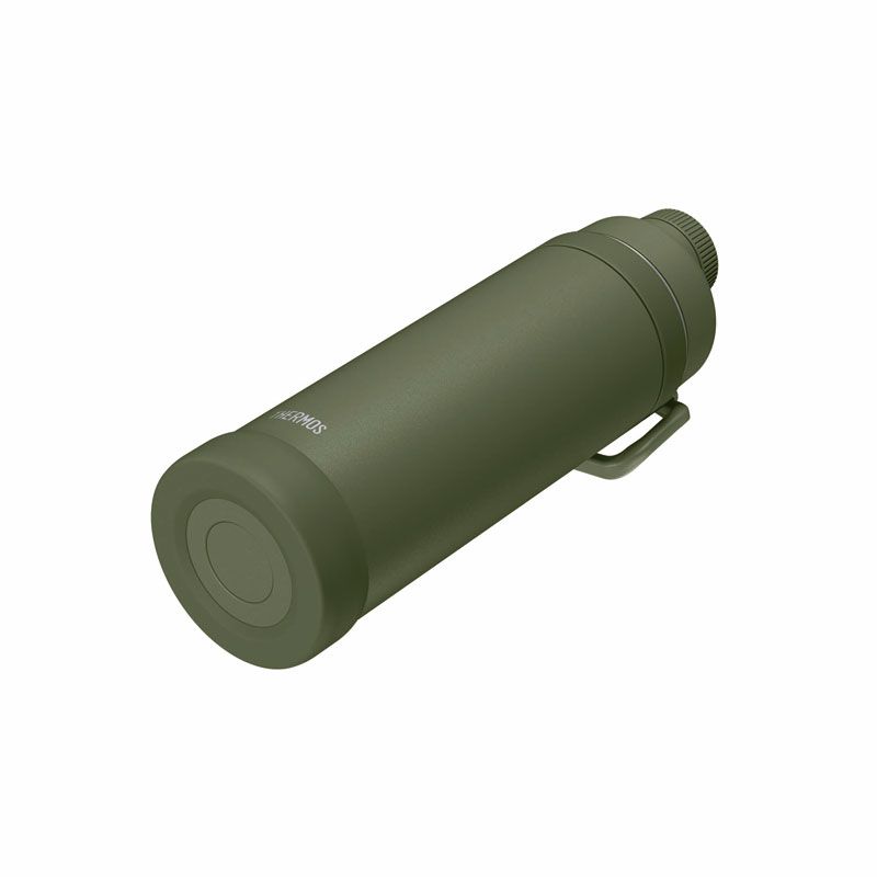 THERMOS(サーモス) 真空断熱スポーツボトル キャンプ・トレッキング キャンプ用品 クーラー・ジャグ FJU1000、(KKI)カーキ
