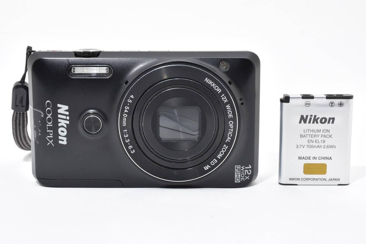 ☆良品☆Nikon ニコン COOLPIX S6900 ブラック コンパクトデジタル