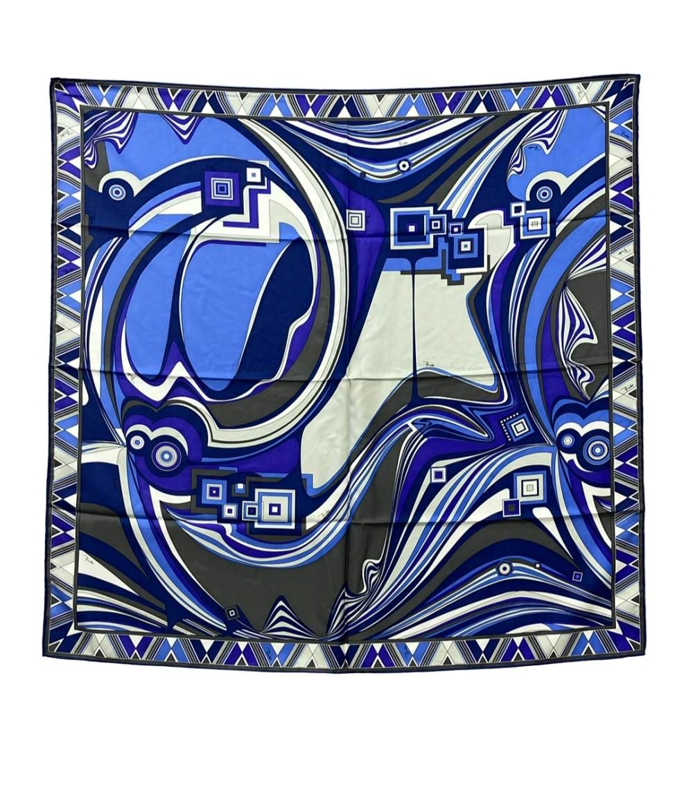 美品 エミリオ・プッチ スカーフ シルク100% レディース Emilio Pucci
